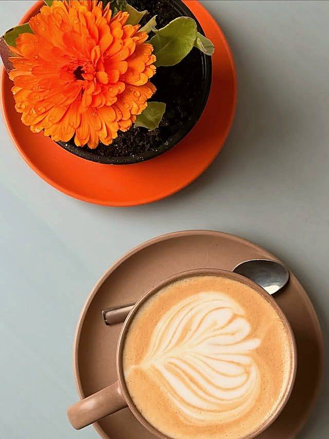 Cinnamon-honey latte со латте арт